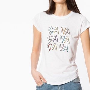 Zadig & Voltaire skinny CA VA shirt size XS